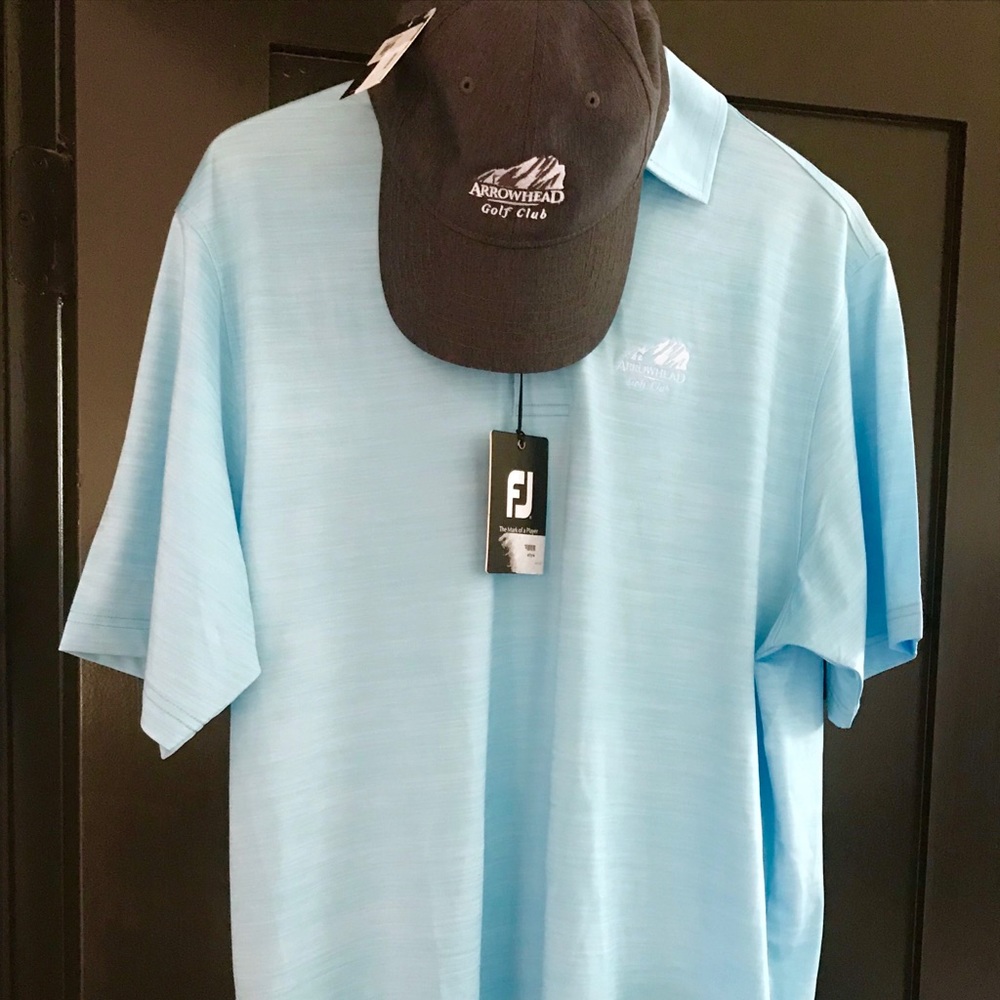 Men’s arrowhead golf club golf polo & hat